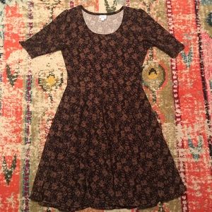 LuLaRoe Nicole floral dress